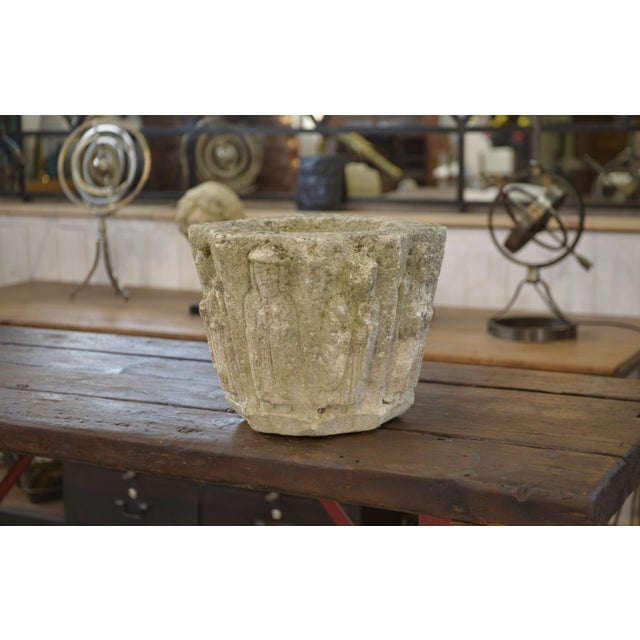 Reconstituted Stone Planter, 1950s For Sale - Image 3 of 10