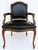 1990s Vintage Italian Chateau d'Ax Leather Armchairs With Brass Nailhead Details, Pair For Sale - Image 5 of 12