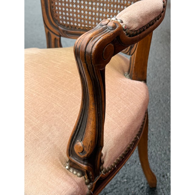 Early 20th Century French Cane Back Dining Chairs - Set of 4 For Sale - Image 10 of 12