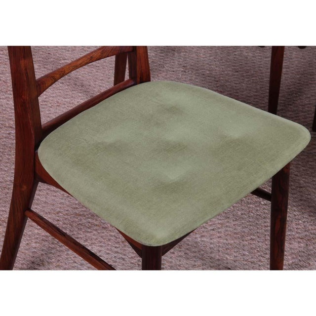Vintage Scandinavian Chairs in Rosewood by Niels Koefoed for Koefoeds Møbelfabrik, 1960, Set of 4 For Sale - Image 3 of 7