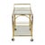 Hollywood Regency Faux Bamboo and Glass Bar Cart by Orsenigo, Italy, 1970s For Sale - Image 4 of 13