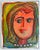 Juan Navarette "Woman With Red Hair" Abstract Painting on Canvas For Sale In Miami - Image 6 of 7
