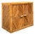 Vintage Rattan Chevron Cabinet For Sale