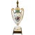 Edmé Samson Antique 19th Century Edmé Samson Hand-Painted Armorial Urns With Gilt Bronze Mounts - Pair For Sale - Image 4 of 17