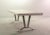 Large Mid-Century White Ceramic and Chrome Coffee Table, 1960s For Sale - Image 4 of 10