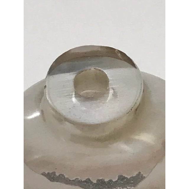 Vintage Inside Painted Snow Bottle of A Wintry Landscape For Sale - Image 9 of 12