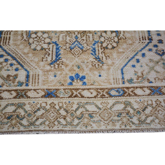 Vintage Turkish Anatolian Hand Knotted Wool Rug, 3'x9'7'' For Sale - Image 4 of 5
