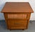 Mid-Century Modern Mid 20th Century Modern Cane and Walnut Nightstand For Sale - Image 3 of 13