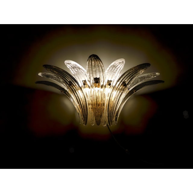 Italian 21st Century One Tier Palmette Sconce by Fabio LTD For Sale - Image 3 of 4