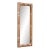 Mid 20th Century Whitewashed Faux Bamboo Asian Rectangular Wall Mirror For Sale