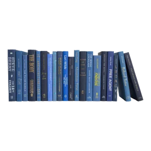 Decorative Books - Denim Books - Blue Books By The Foot