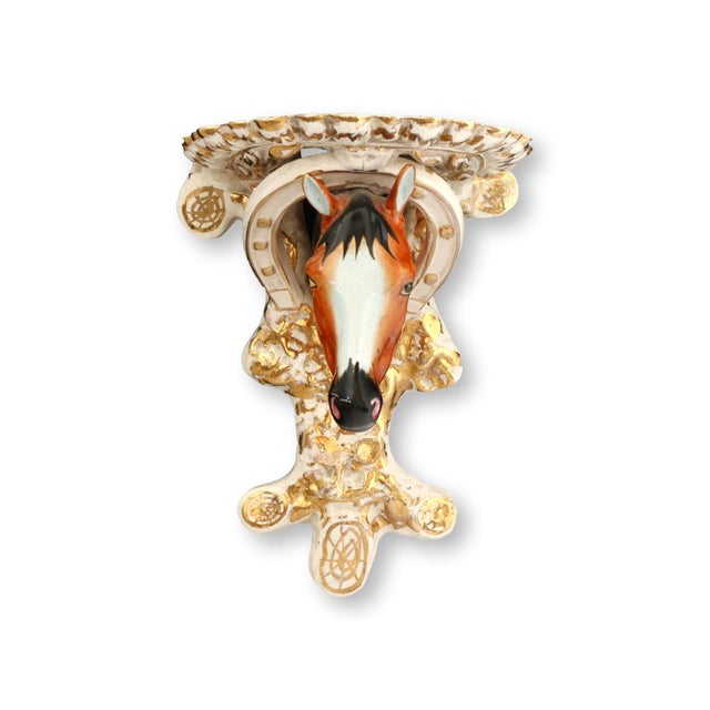 19th Century Staffordshire Horse Wall Brackets For Sale In Los Angeles - Image 6 of 10