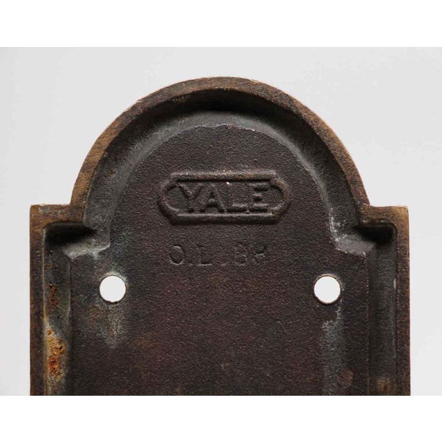 Mid 20th Century Mid 20th Century Empire Style Oval Torch Knob & Plate Set For Sale - Image 5 of 5