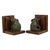 Elephant Bookends in Patinated Bronze, Set of 2 For Sale - Image 3 of 14