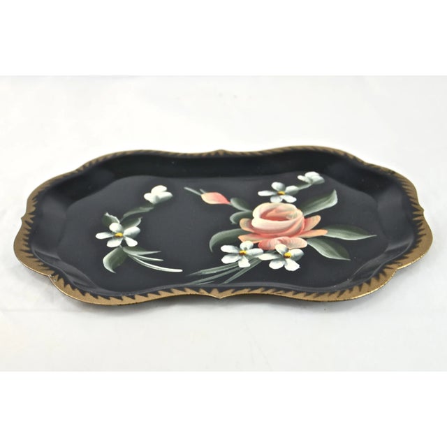 1960s Hand-Painted Tole Trays - Set of 6 For Sale - Image 5 of 5