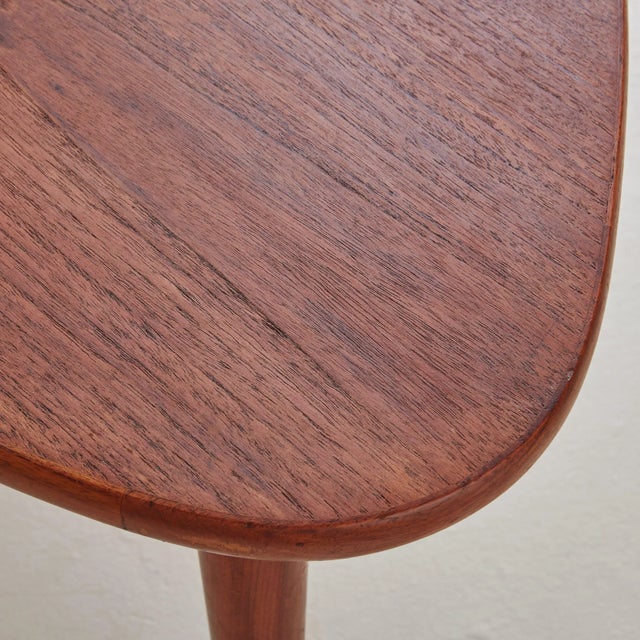 Brown Danish Modern Organic Form Coffee Table, Mid 20th Century For Sale - Image 8 of 11