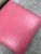 Celery Micro-Suede + Rose Pink Leather Chair + Ottoman For Sale - Image 11 of 12