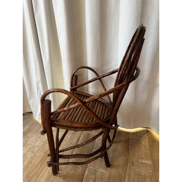 This is an antique Bentwood chair. Very sturdy and heavy.