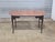 Late 20th Century Tiger Maple Dining Table Black Painted Base 2 Leaves Benchmade For Sale - Image 4 of 17