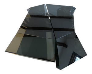Karim Rashid Dekon Glass Coffee Tables - A Pair