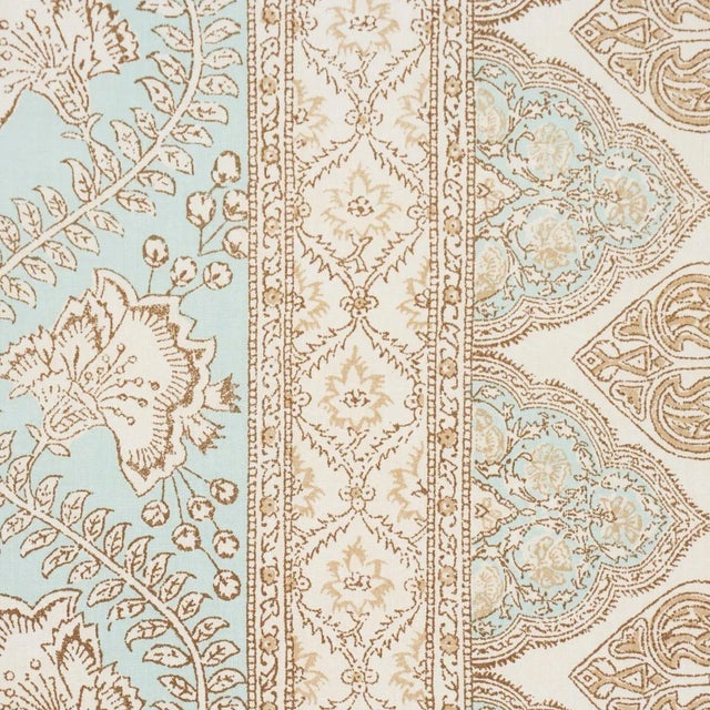 Contemporary Schumacher Tombay Fabric In Mineral For Sale - Image 3 of 4