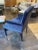 Century Furniture Trevor Armchair in Blue Velvet For Sale In Little Rock - Image 6 of 10