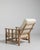 French Oak Reclining Armchair with Bouclé Upholstery, Antique, France, Circa 1940 For Sale - Image 10 of 16