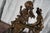 Victorian Romantic Bronze Figural Sculpture of Courting Couple on Bench For Sale - Image 3 of 11