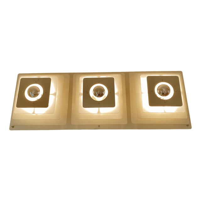 Large Space Age Wall Light from Honsel, 1970s For Sale