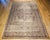 Textile 19th Century Kerman Lavar Rug, Hand-Knotted Wool, Floral Pattern, Ivory & Burgundy, 9x13 For Sale - Image 7 of 15