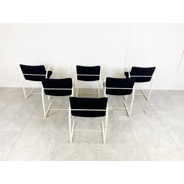 Vintage Cirkel Dining Chairs from Metaform, 1980s, Set of 6 For Sale - Image 11 of 15