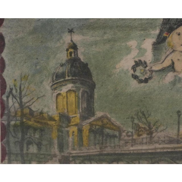 Tsuguharu Foujita, L’Académie Française, Lithograph For Sale - Image 7 of 9