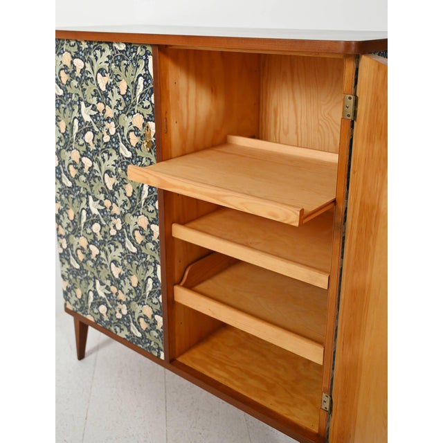 Scandinavian Upholstered Cabinet, 1950s For Sale - Image 6 of 13