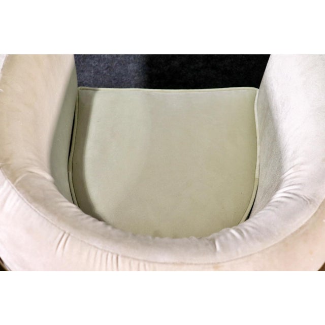 Mid Century Barrel Side Chairs- Pair For Sale - Image 9 of 11