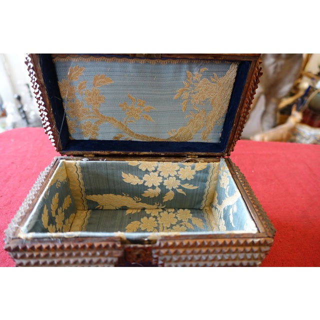 Vintage Sewing Box, 1920s For Sale - Image 3 of 5
