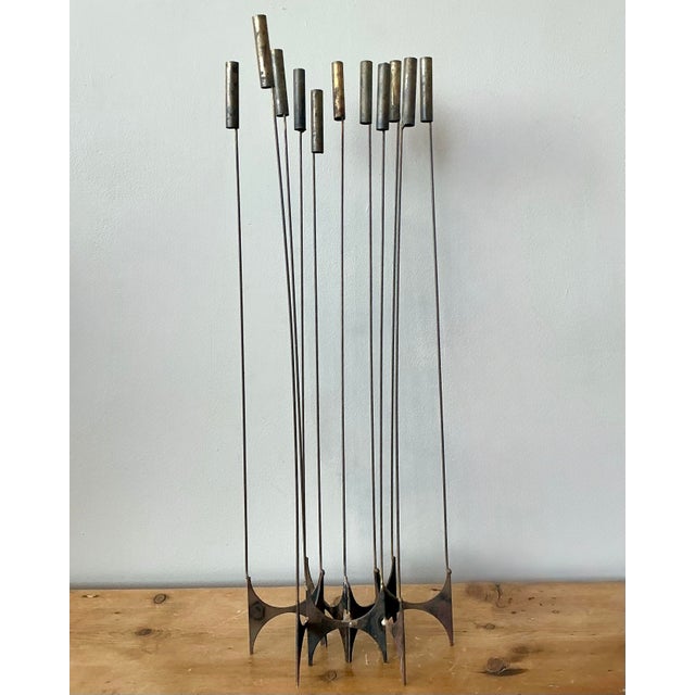 Mid 20th Century Vintage Patinated Abstract Sculpture For Sale - Image 5 of 12