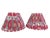 A Pair of Multicolor Ikat Patterned Pleated Lampshades from Pooky UK (Still have Tag attached) They are currently Out of...