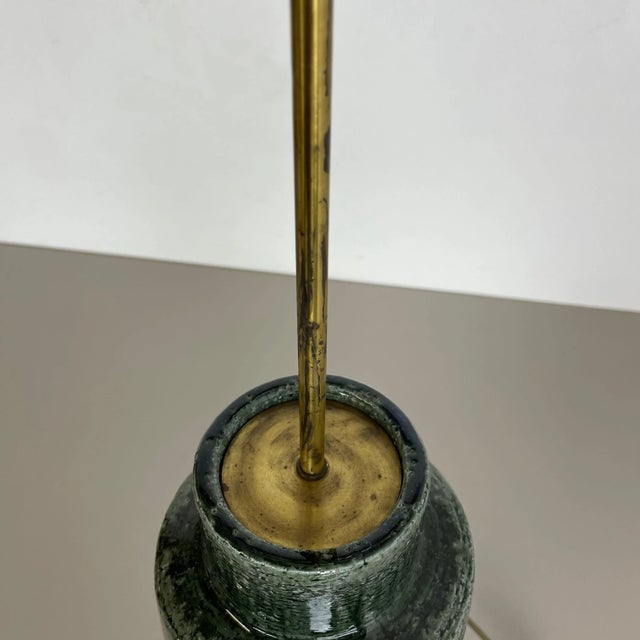 Large Danish Ceramic Pottery Table Light by Per Linnemann-Schmidt for Palshus, 1960s For Sale - Image 16 of 18