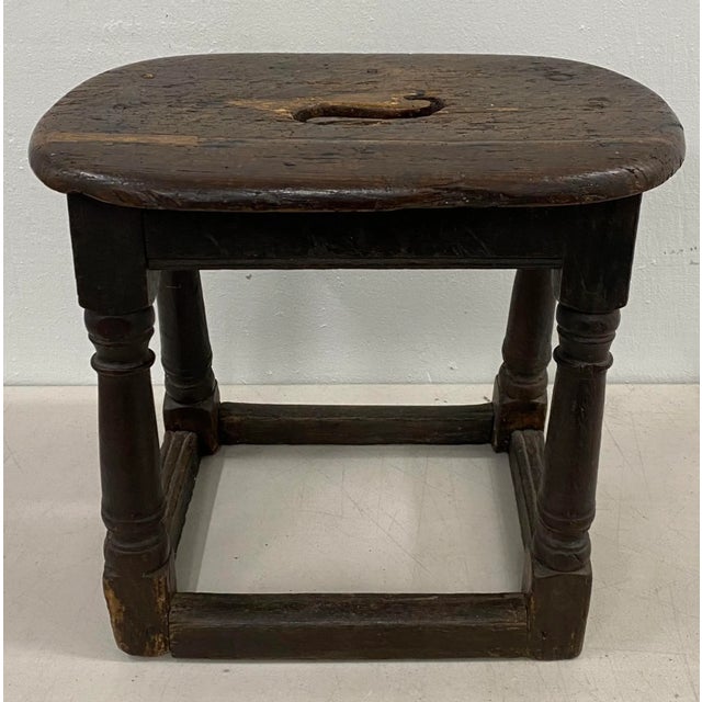 17th Century English Oak Joint Stool / Bench For Sale In San Francisco - Image 6 of 6