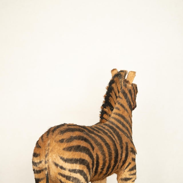Zebra Sculpture in Synthetic Material, 1970s For Sale - Image 9 of 13
