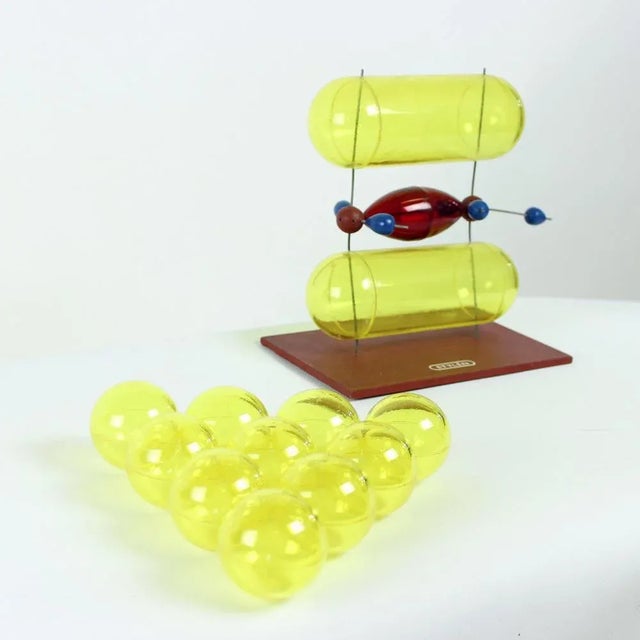 Original and unique home assessory, this is a school chemist model of ethylene. Produced and used in Czechoslovakia since...