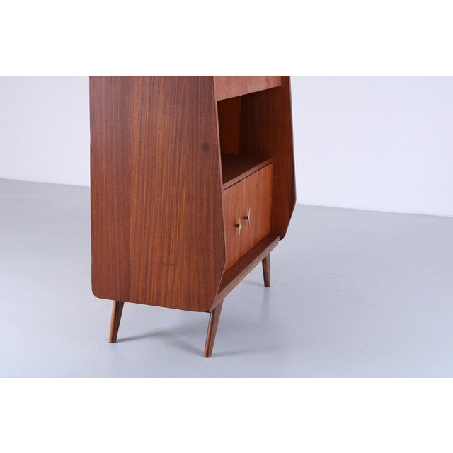Small Danish Teak Writing Shelf Highboard from Fristho, 1950s For Sale - Image 10 of 18