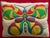 Red Mid-Century Modern Rectangular Accent Pillow With Quilted Mod Graphic Butterfly Design Circa 1970 For Sale - Image 8 of 9