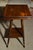 Victorian Antique Victorian Tiger Oak Parlor Side Table 2 Tier Eastlake Carved Spool Leg For Sale - Image 3 of 8