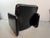 Mid-Century Modern Black Leather Armchair by Titina Ammannati & Giampiero Vitelli for Brunati, Italy, 1970s For Sale - Image 3 of 11