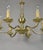 1920s Antique French Louis XVI Style Six Light Bronze Chandelier, 1920s For Sale - Image 5 of 15