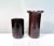 Brown Modern Danish Studio Ceramic Art Vases from Ravnild Denmark, 1970s, Set of 2 For Sale - Image 8 of 9