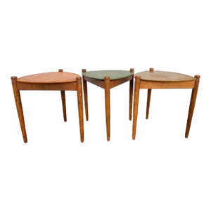 Mid 20th Century Mid Century Modern Stacking Tables - Set of 3