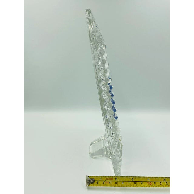 1990s Marquis by Waterford Crystal "Easton" Pattern Photo Frame For Sale - Image 10 of 10