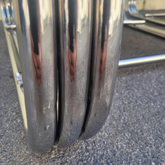Large 20th Century Chrome Armchairs by Ralph Lauren, 1980s, Set of 2 For Sale - Image 13 of 18